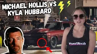MICHAEL HOLLIS RUNS AGAINST KYLA HUBBARD DRONE VIEW | Lookout Racing