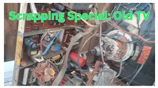 Scrapping Special : Old TV UK Scrapper Scrap Metal Iron Copper Brass