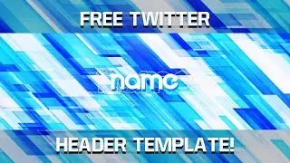 Free Abstract Twitter Header Template - (Link  In Desc.) By Hyper Designs