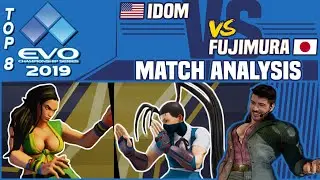 SFV AE Match Analysis: EVO 2019 Top 8 - iDom vs. Fujimura