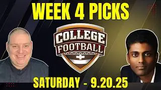 NCAAF Week 4 Picks - Saturday 9/20/25 l Craig Trapp & Indian Cowboy NCAAF Picks & Predictions