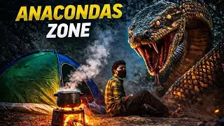One day Solo camping in dangerous anakonda deep forest 😯#solocamping #bushcraft #youtubevideo@BEROIC