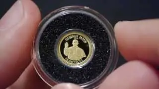 2013 Cook Islands $1 Habemus Papam - Pope Franciscus Jorge Bergoglio Gold Coin