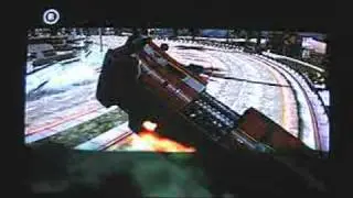 Burnout 3 PS2 - Crash Mode - Marina Mayhem - MULTIPLE EXPLOSION GLITCH #1
