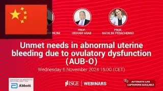 [CN] Unmet needs in abnormal uterine bleeding due to ovulatory dysfunction (AUB-O)