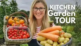 Kitchen Garden Tour| What is growing? Back to Gardening after the holidays