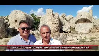 SARANNO RICOLLOCATE TRE COLONNE DEL TEMPIO G DI SELINUNTE, UNO DEI PIÙ GRANDI DELL’ANTICHITÀ
