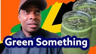 Healthy weight loss green smoothie! Collaboration with me and Matt.👈🏿