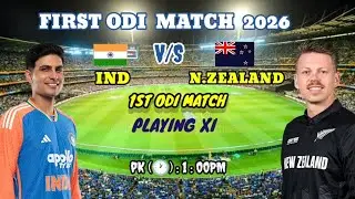 New Zealand Vs India Playing 11|Final Squad| 1st ODI Match 2026 #odimatch 