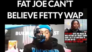 Fat Joe couldn&rsquo;t believe after Fetty WAP had 4 number one hit records on the billboard charts! 