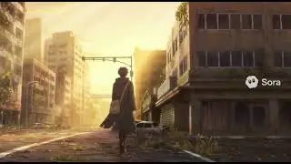 Sora 2: A Stunning Post-Apocalyptic Anime World