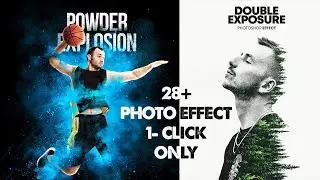 25+ Multi Photo Design Effect l Photo Effect Bundle Pack l All Type Photo Design Effect 1-Click Only