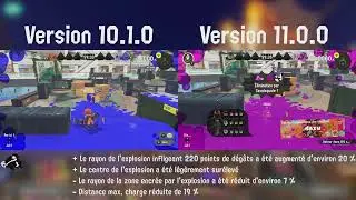 [Splatoon 3] Comparaison équilibrage v.10.1.0 vs v.11.0.0