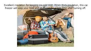 Special Discount BougeRV 12V Car Freezer 42 Quart Portable Refrigerator Fridge 12V/24V DC 110~240V