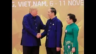 President Trump Arrives at APEC 2017 Gala Dinner in Vietnam November 10, 2017