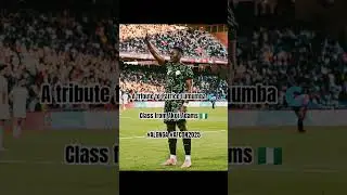 A tribute to Patrice Lumumba 🇨🇩Class from Akor Adams 🇳🇬#ALGNGA #AFCON2025