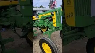1958 John Deere 420 Highcrop #shorts #tractor #farm #antique  #equipment #agriculture #classic #cool