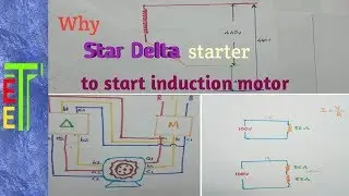 How star delta starter reduce starting current