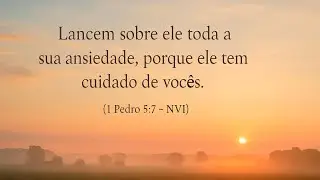 Entregue Sua Ansiedade — Deus Cuida de Você (1 Pedro 5:7) - Gotas de Esperança