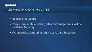 NCH Hospital has stopped all Flu testing