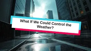 What If We Could Control the Weather?