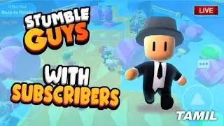 🔴Stumble guys and Free fire max Live Tamil 😂Funny playing Live😂 #ffmax #live