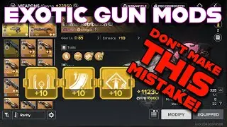 Destiny Rising &mdash; создание экзотических модов для оружия