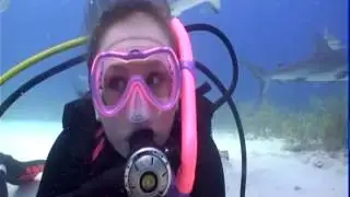 Emily and Roger Scuba Dive in Bahamas