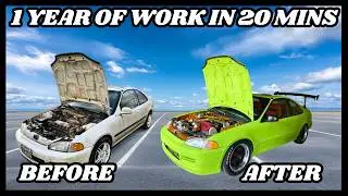1 YEAR OF HARD WORK IN 20 MINS