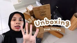 Unboxing Free Sample with Cikti 😂😂😂