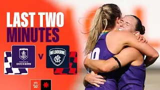 Last Two Minutes: Fremantle v Melbourne | Round 9, 2025 | AFLW