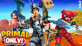 The Fortnite CAVEMAN Challenge! (HARD)