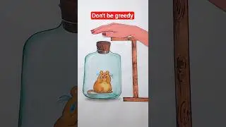 Don't be greedy  #shorts #animation  #animationvideo #educational #moralstories