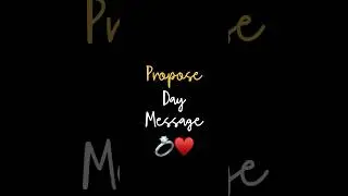 Propose Day Poetry Message #shorts