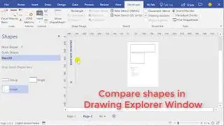 MS Visio. Master-shapes compare