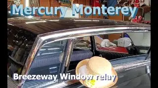 1963 Mercury Monterey Breezeway window relay replacement.
