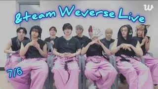 [ENG SUB]&TEAM WEVERSE LIVE (7.6.25)❤️🖤#k#ej#harua#jo#fuma#yuma#taki #nicholas#maki#andteam#live