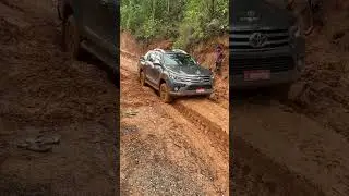 Toyota Hilux 4x4 off-roading gone wrong Nepal #shortsfeed #shorts #viral #trending #youtubeshorts
