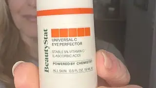 BeautyStat C Eye Perfector Review | Vitamin C + Hyaluronic Acid Combo #ad