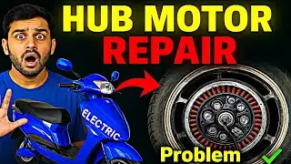 Hub Motor Vibration FIX ⚡ Pani Andar Gaya! Step-by-Step Repair