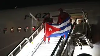 Cuban Olympians including Mija&iacute;n L&oacute;pez return home from Paris to hero&rsquo;s welcome in Havana