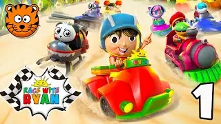 Fais la Course avec Ryan! en Fran&ccedil;ais - Voitures Jeux Vid&eacute;o de Dessin Anim&eacute; PC Partie 1