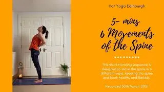 This short video contains a the 6 movements of the spine in a standing sequence.