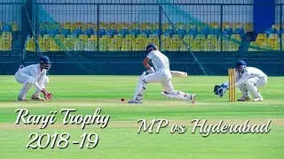 Ranji Trophy 2018-19, Madhya Pradesh Vs Hyderabad Day-2 Highlights-Indore Holkar Stadium