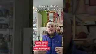 como pintar un mueble de pino o fibrofacil