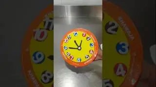 Trending New Year Cake| Clock Cake 2024| Cake Design 2024| Rough Textured Buttercream cake Tutorial