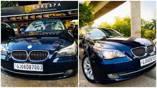 11 Years Old BMW 525D Transformed With Crystalshield Ceramic Coating @H2OCarzspaAhmedabad