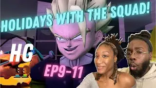 Dragonball Super Friends Episode 9-11 REACTION! 😂| Halloween Special & Merry Christmas 🎄