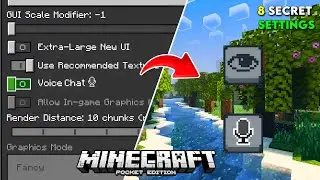 🤫 7 *SECRET SETTINGS* For Minecraft Pocket Edition 🔥 | Become PRO + Fix Lag