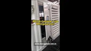 MECCA POWER Container Type 1000kW MTU Diesel Generator with the Cutting-Edge ComAp IG1000 Controller